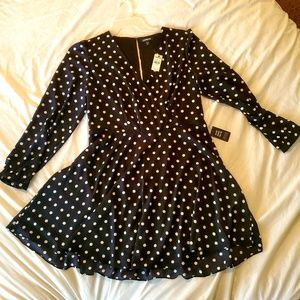 Express Polka Dot Dress